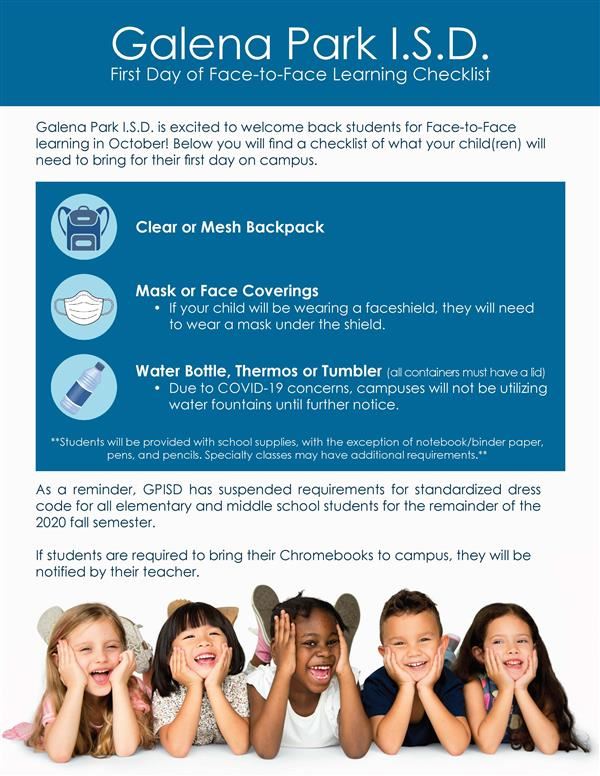 First Day Checklist Graphic 